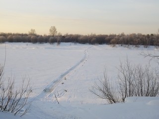 Ледовая переправа, март (Дмитрий Зонов)