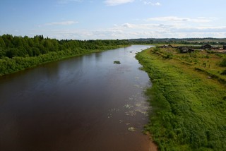 на мосту через Кобру в г.Нагорск (Юрий Зыкин)