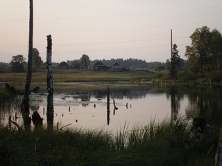 Пруд в деревне Сектыр (Бэн из Удмуртии. Ben from Udmurtia.)