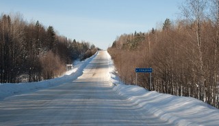 Отличная зимняя дорога на с.Боровица, река Гладкая (Юрий Зыкин)